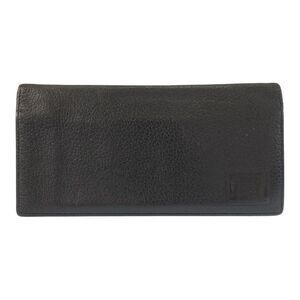 Burberry Vintage Black Leather Long Wallet